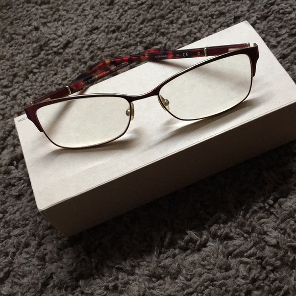 kate spade Accessories - Kate Spade Red and Gold Eyeglasses kate spade Accessories - Kate Spade Red and Gold Eyeglasses